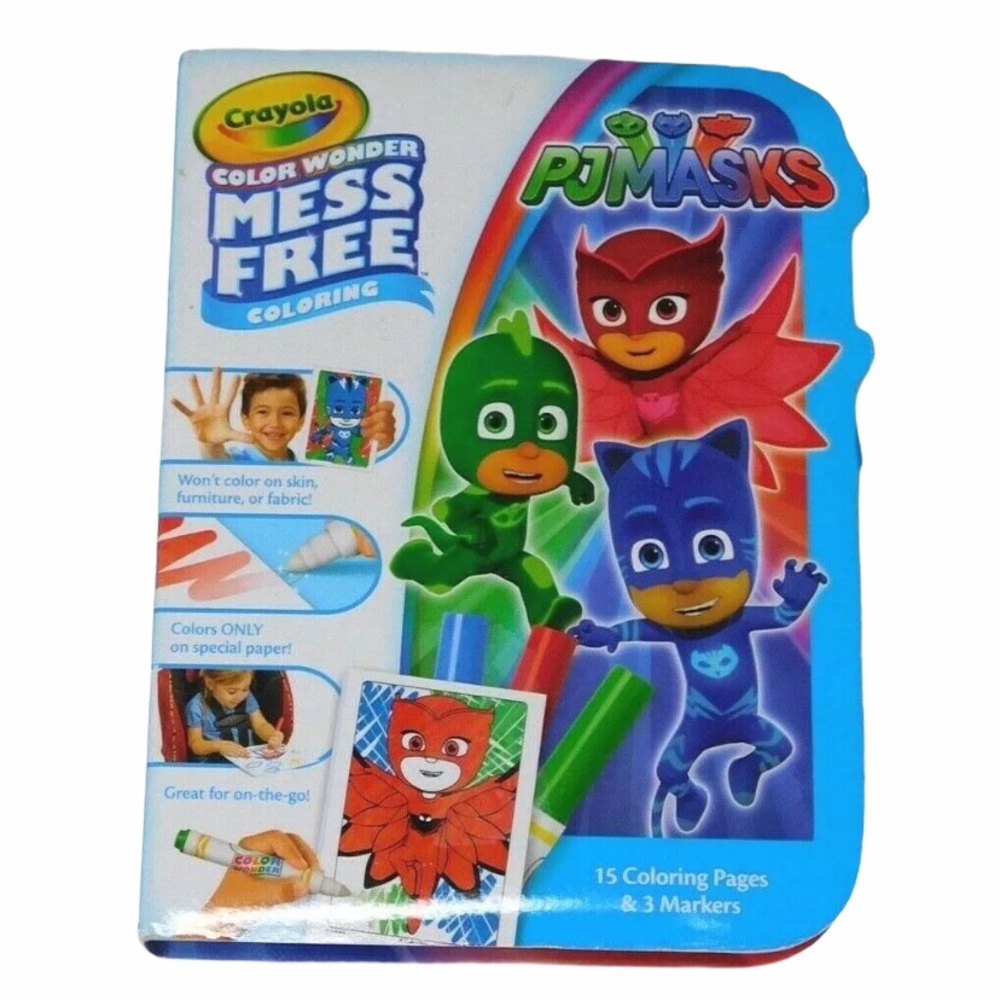 2 Crayola Color Wonder Coloring Kit PJ Masks